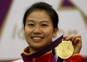 Yi-siling-china first Olympic gold medal goes to China