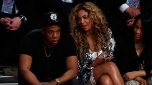 Beyonce's husband Jay-Z also features on the album