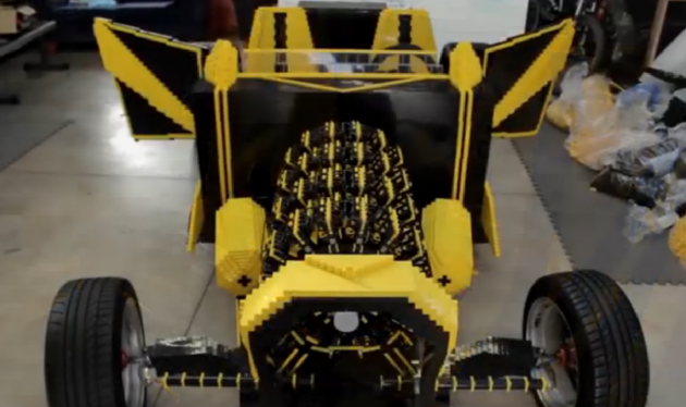 Two Guys Made A Life-Sized Lego Car That Runs On Air