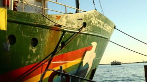 The Arctic Sunrise the boat from which the activists were arrested