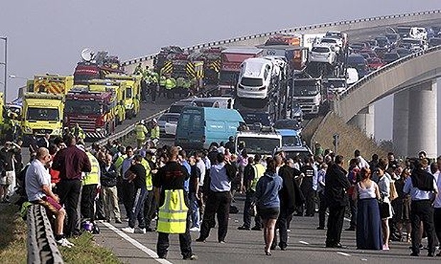 150-Car Pile-Up Drivers Face Action In Kent