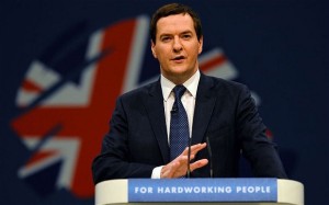 George Osborne at the Conservative party conference 2013