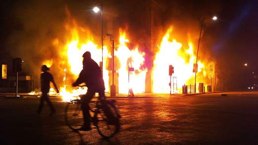 Protesters Riot In Tottenham