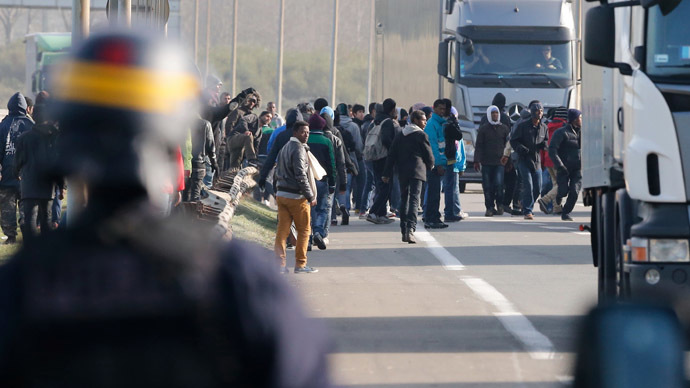 Migrants calais