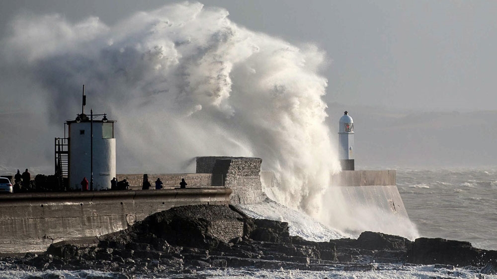 UK Weather Storm Katie Causes Chaos For Southern England