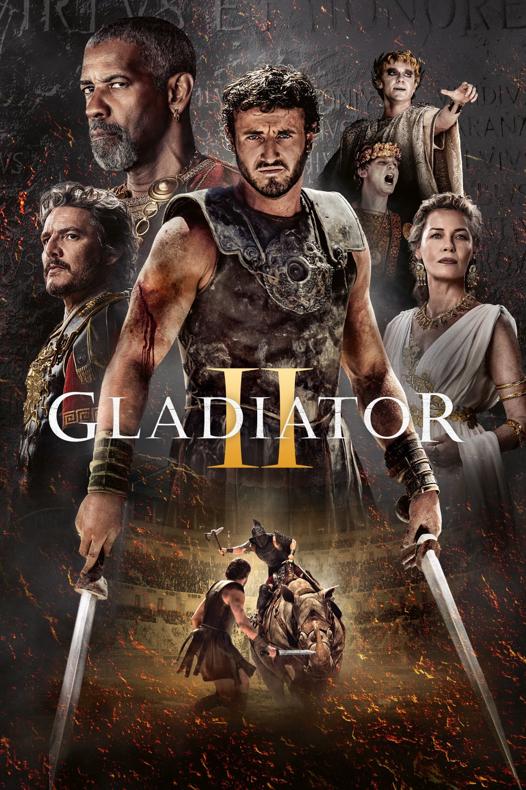 Poster for the movie "Gladiator II"
