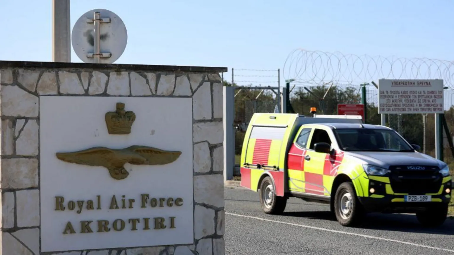 Reuters A UK base on Cyprus