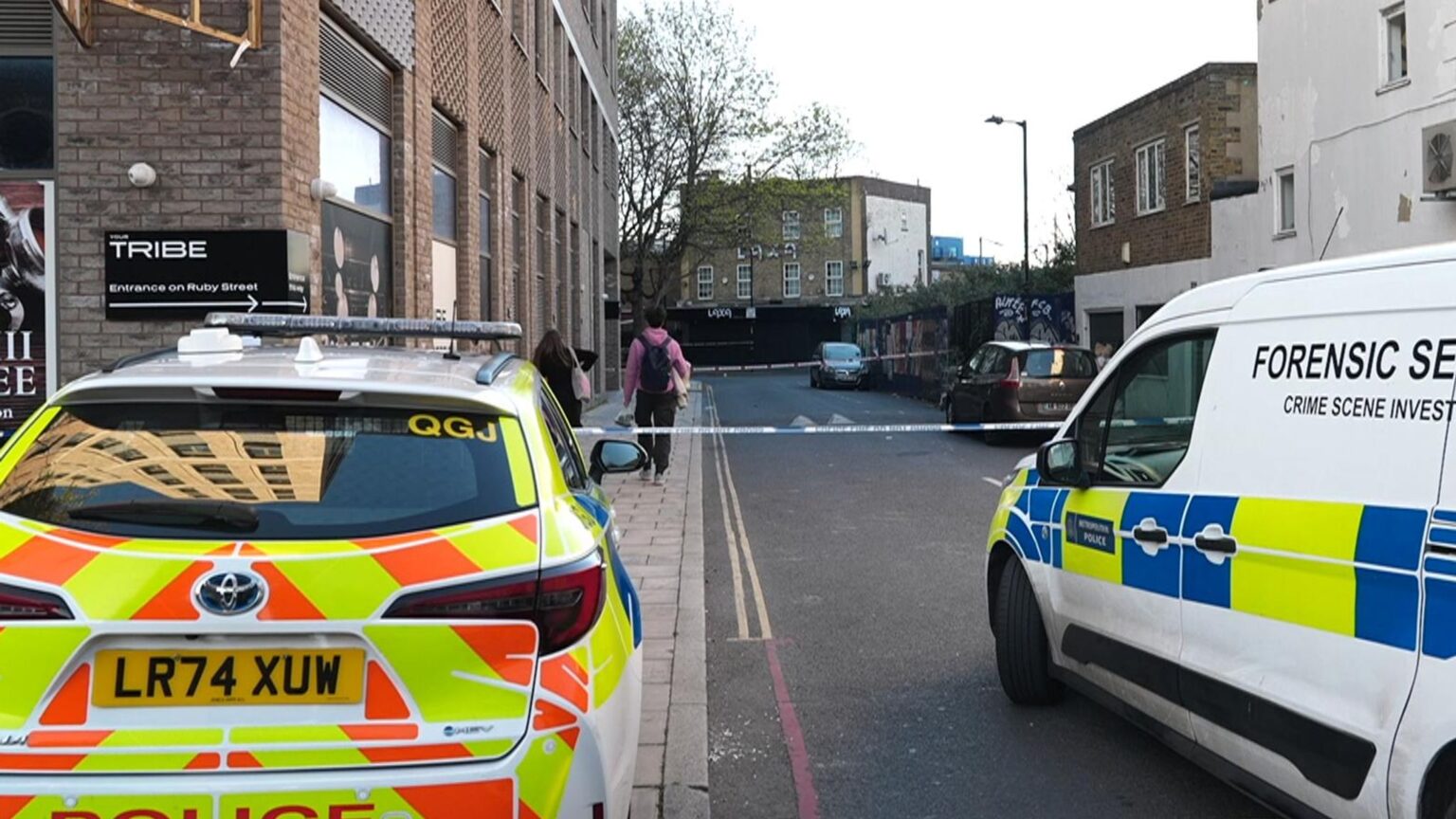 Police were called to reports of a disturbance involving a group of people on Ruby Street