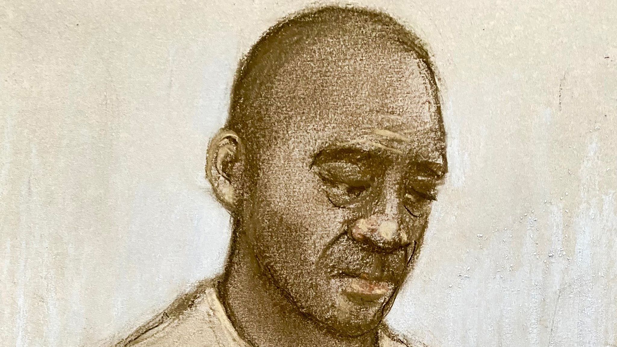 Clifton George, as previously drawn by a court artist. File pic: Elizabeth Cook/PA