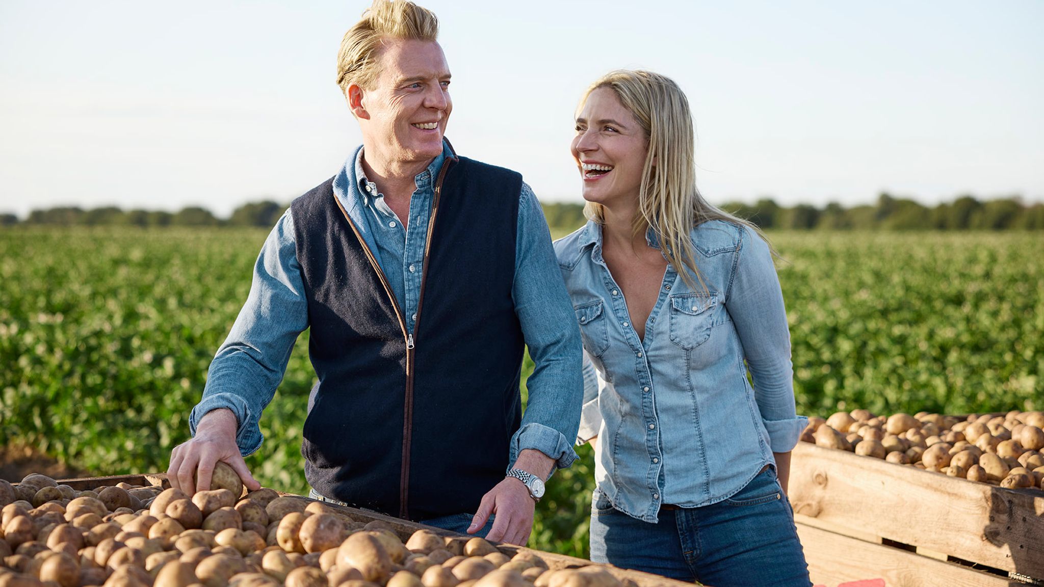 Mike and Colette Russell Smith are shown at their farm. Pic: Savoursmiths