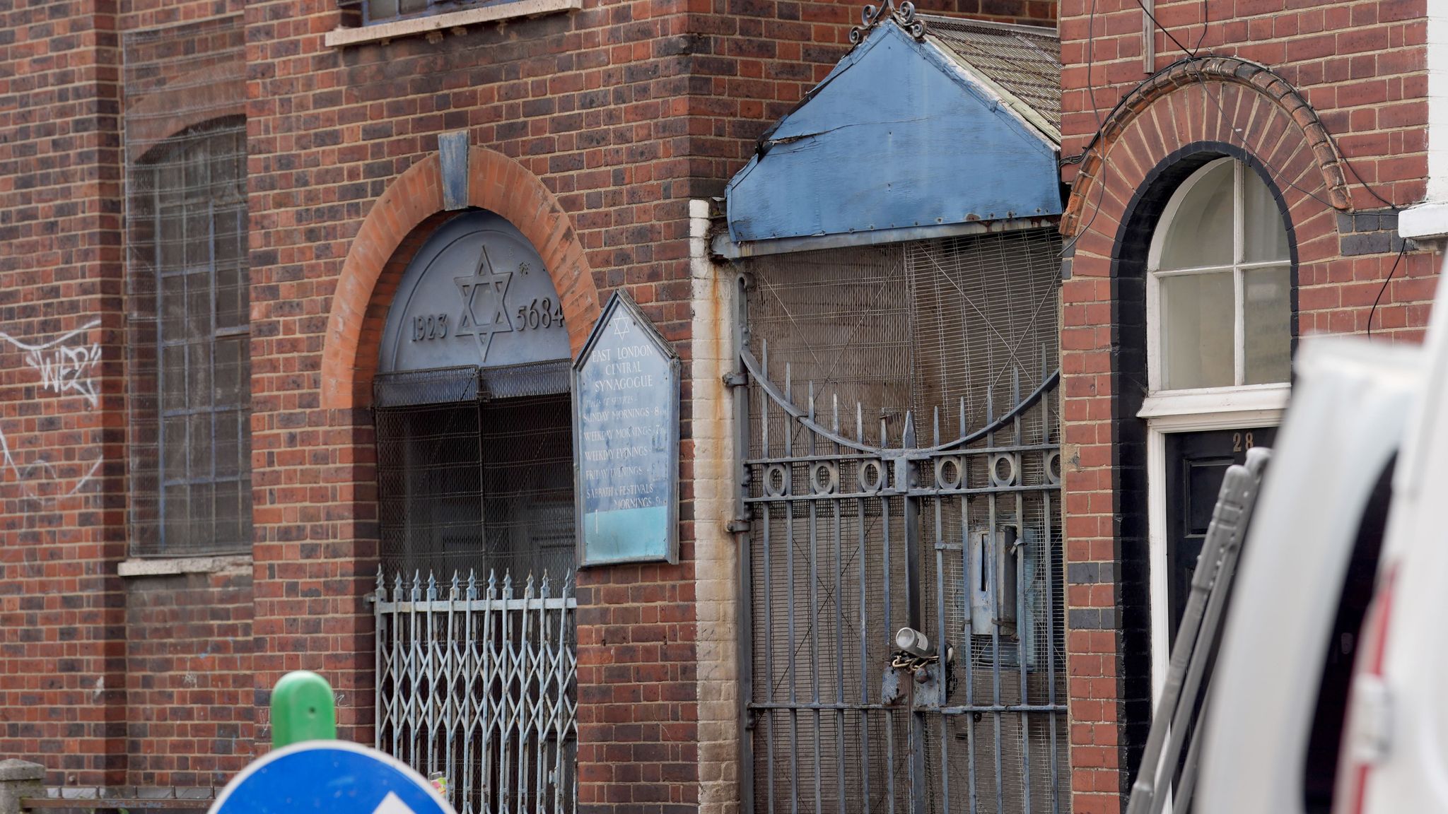 The former East London Central Synagogue. Pic: PA