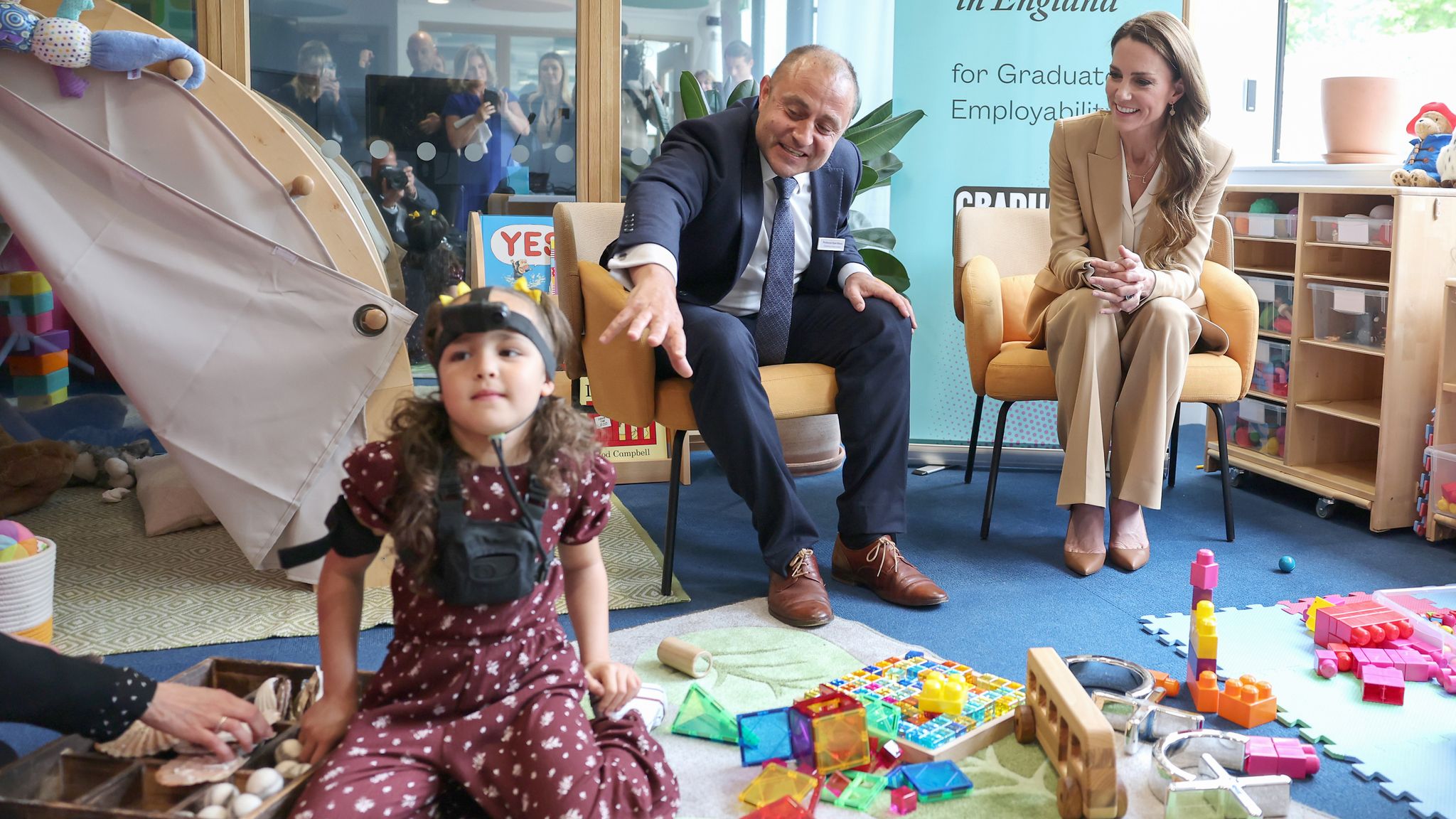 The Centre for Early Childhood was founded by Kate in 2021. Pic: PA