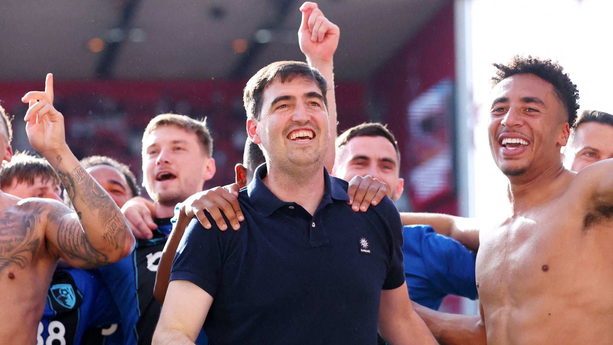 Former Bournemouth boss Andoni Iraola is now in charge at Liverpool. Pic: Reuters