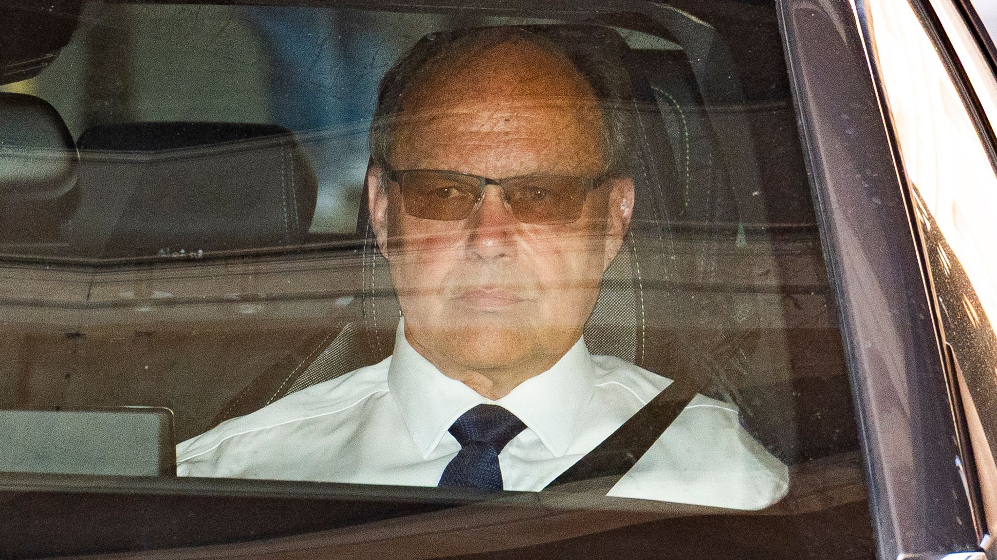 Razzell leaving the Royal Courts of Justice. Pic: PA