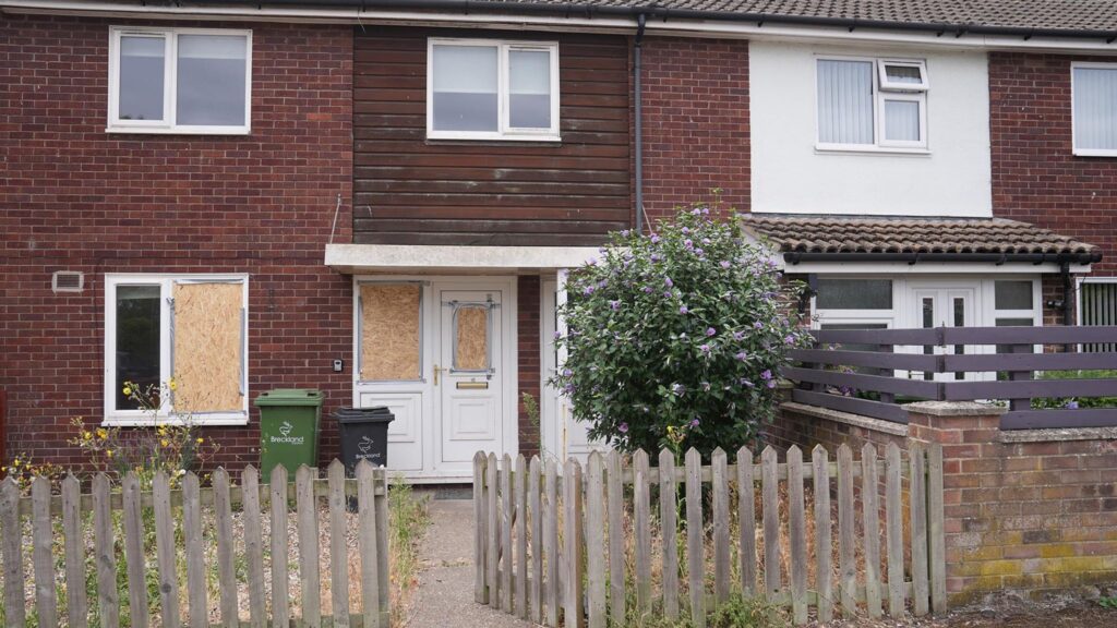 Protesters criticised by police for trying to 'kick down doors' of properties believed to house asylum seekers