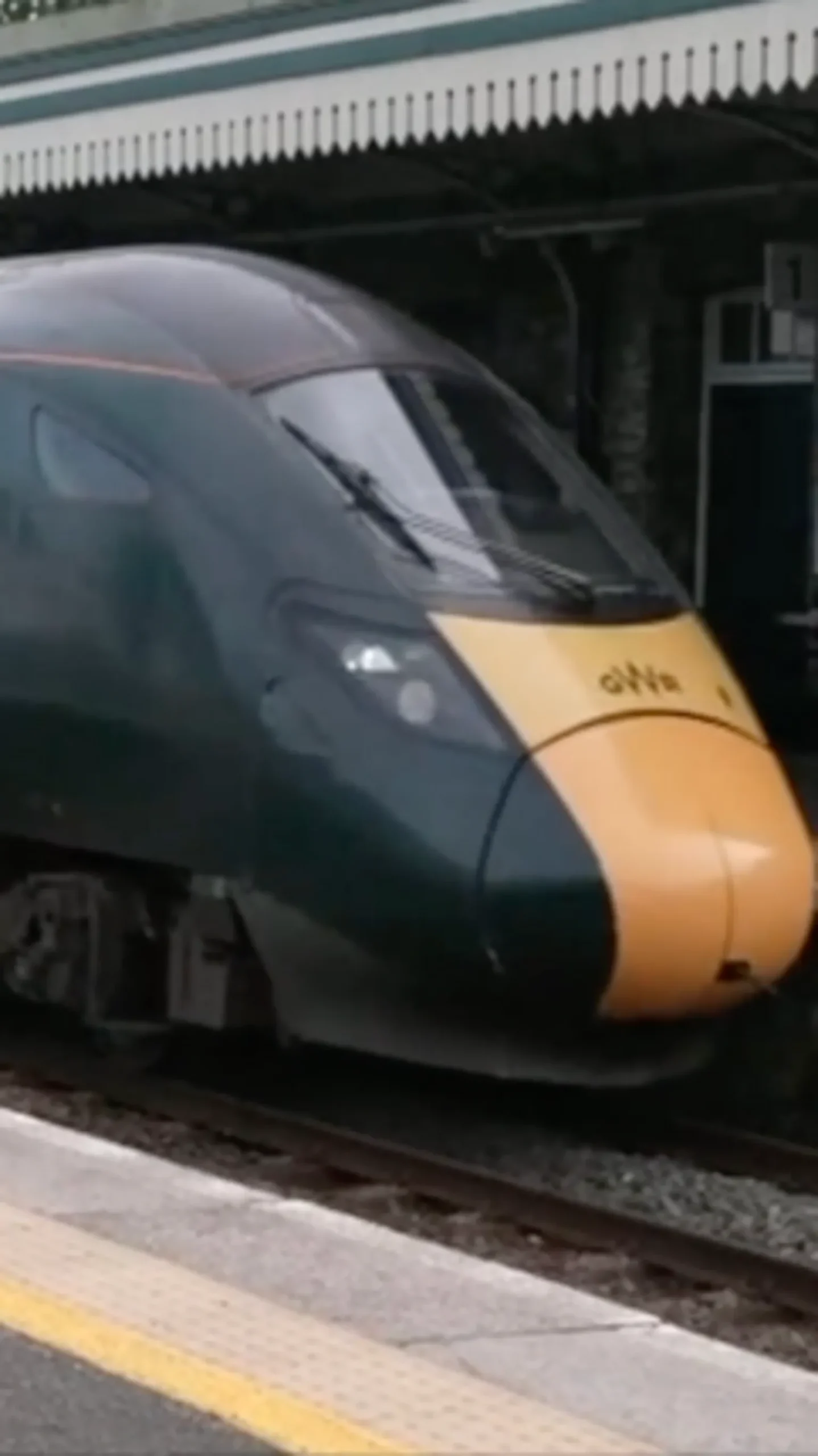 The front of a GWR train