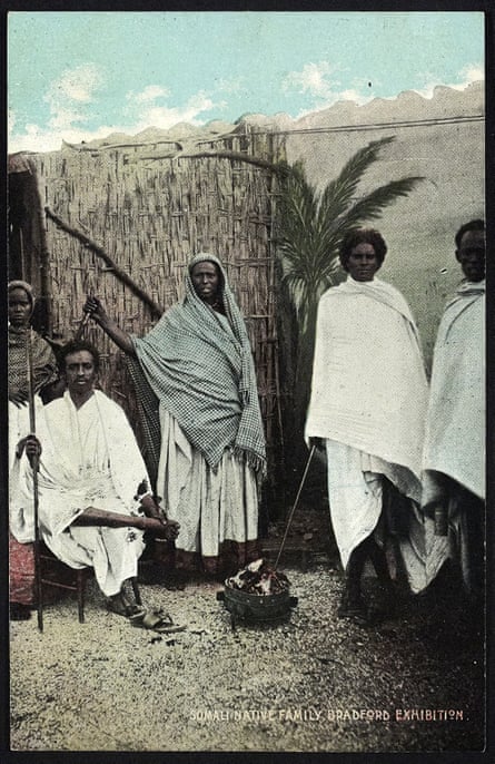 Picture of Somali villagers from the exhibition