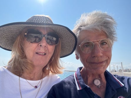 Linda and Raffaele last summer in Puglia, Italy.