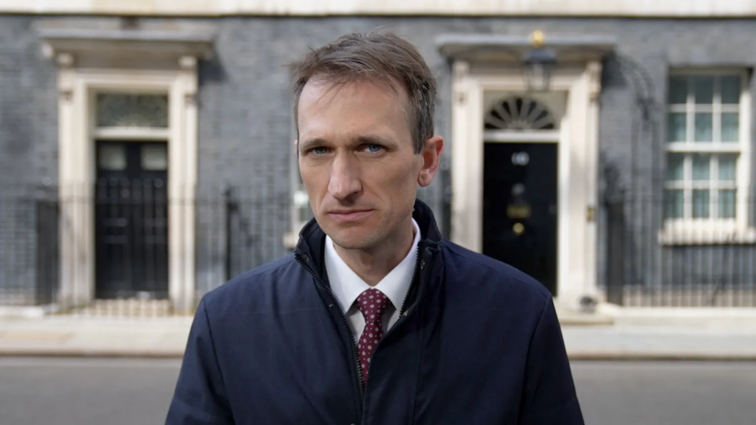 Harry Farley outside 10 Downing Street