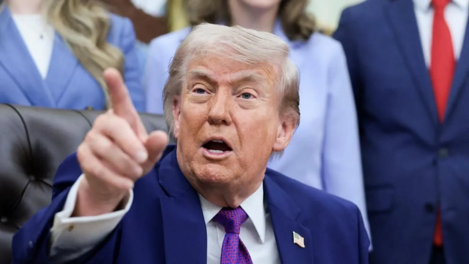 Image shows Donald Trump