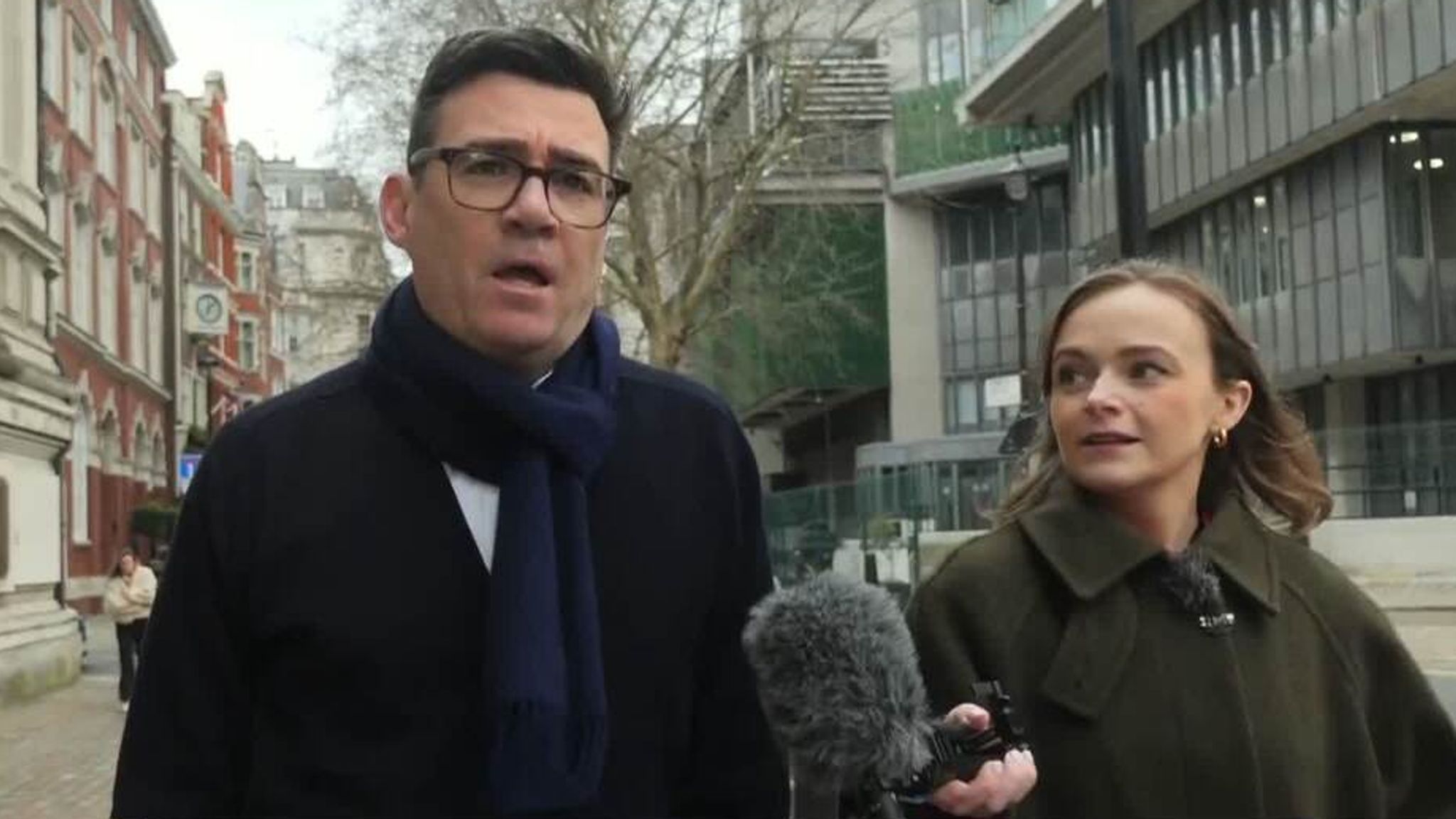 Mr Burnham was blocked from standing in the Gorton and Denton by-election