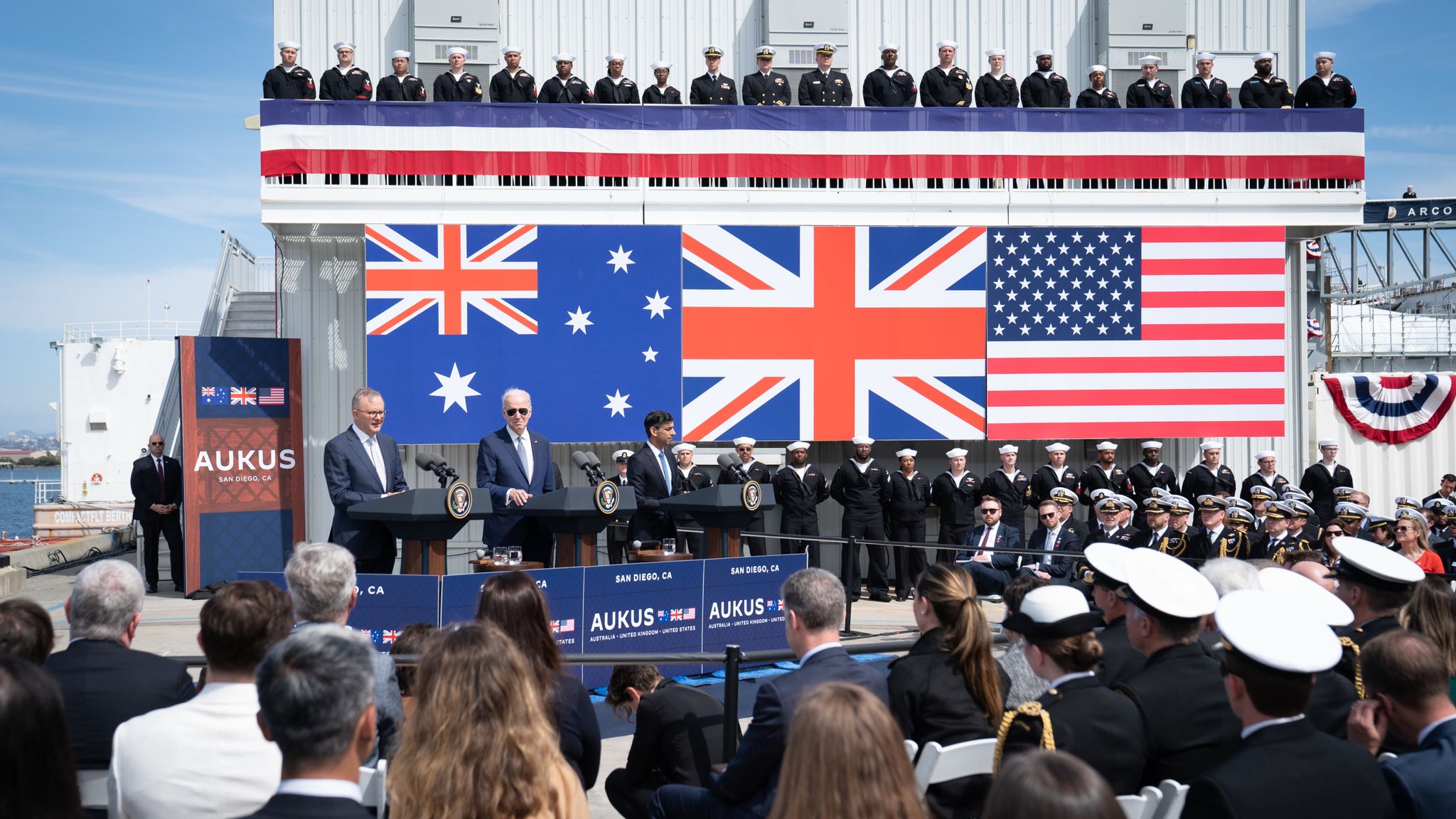 The pact was announced to much fanfare in 2021. Pic: PA