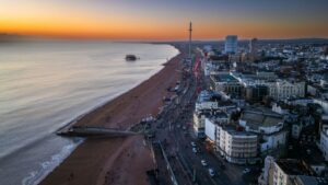 Brighton beach. File pic: iStock