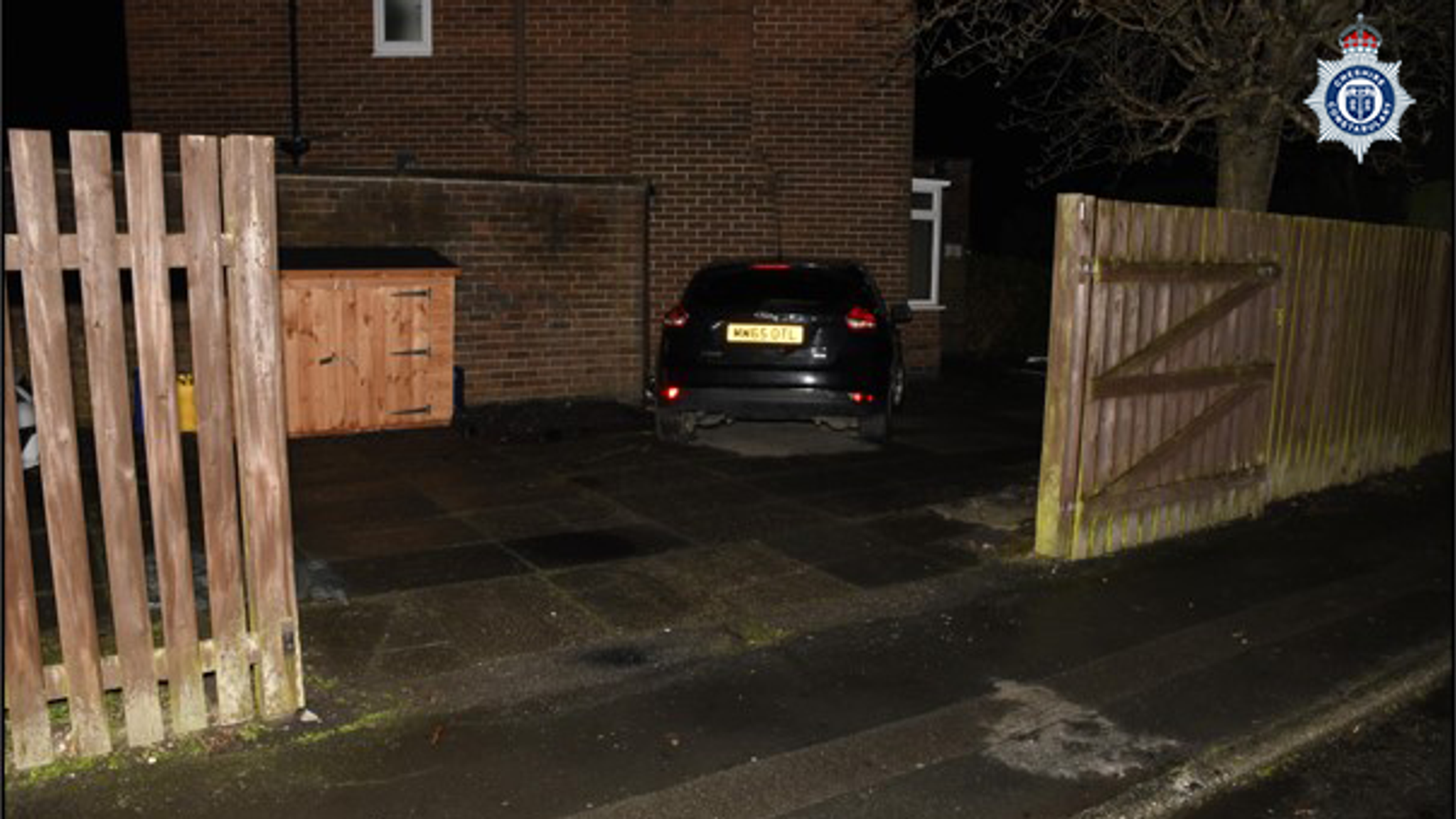 Sean Garner's home in Bardsley Avenue. Pic: Cheshire Police