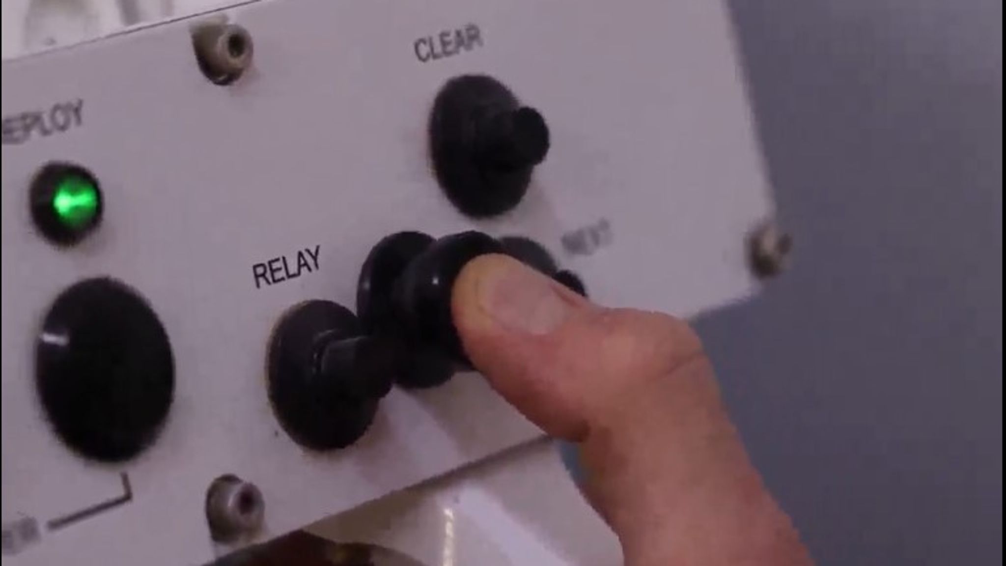 The Rapid Sentry controls. Pic: Ministry of Defence
