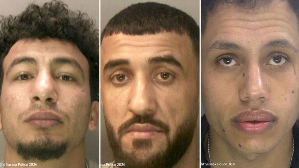 Asylum seekers found guilty over rape of woman on Brighton beach, including one with murder conviction