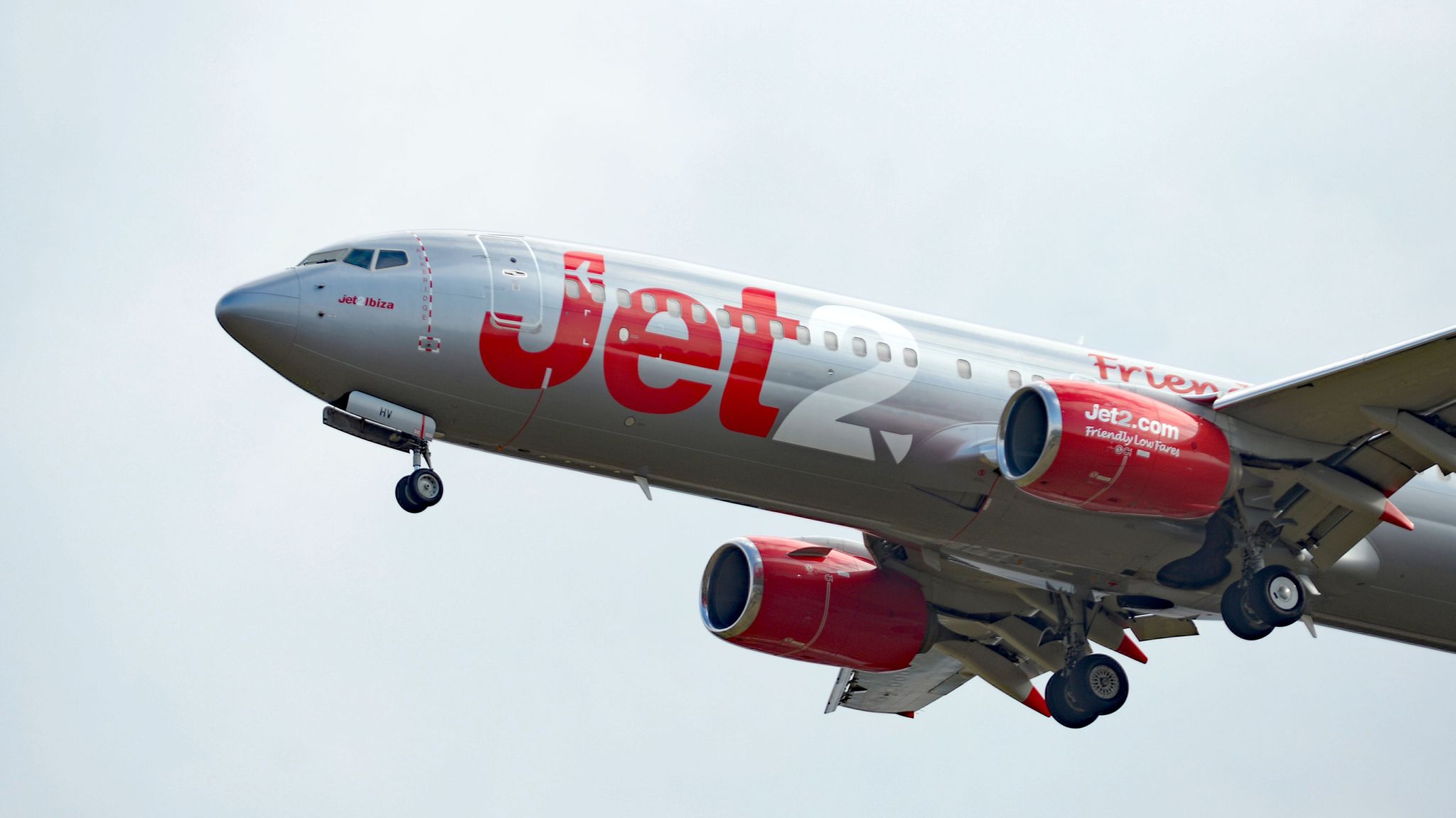 A Jet2 aircraft landing at Stansted. File pic: PA