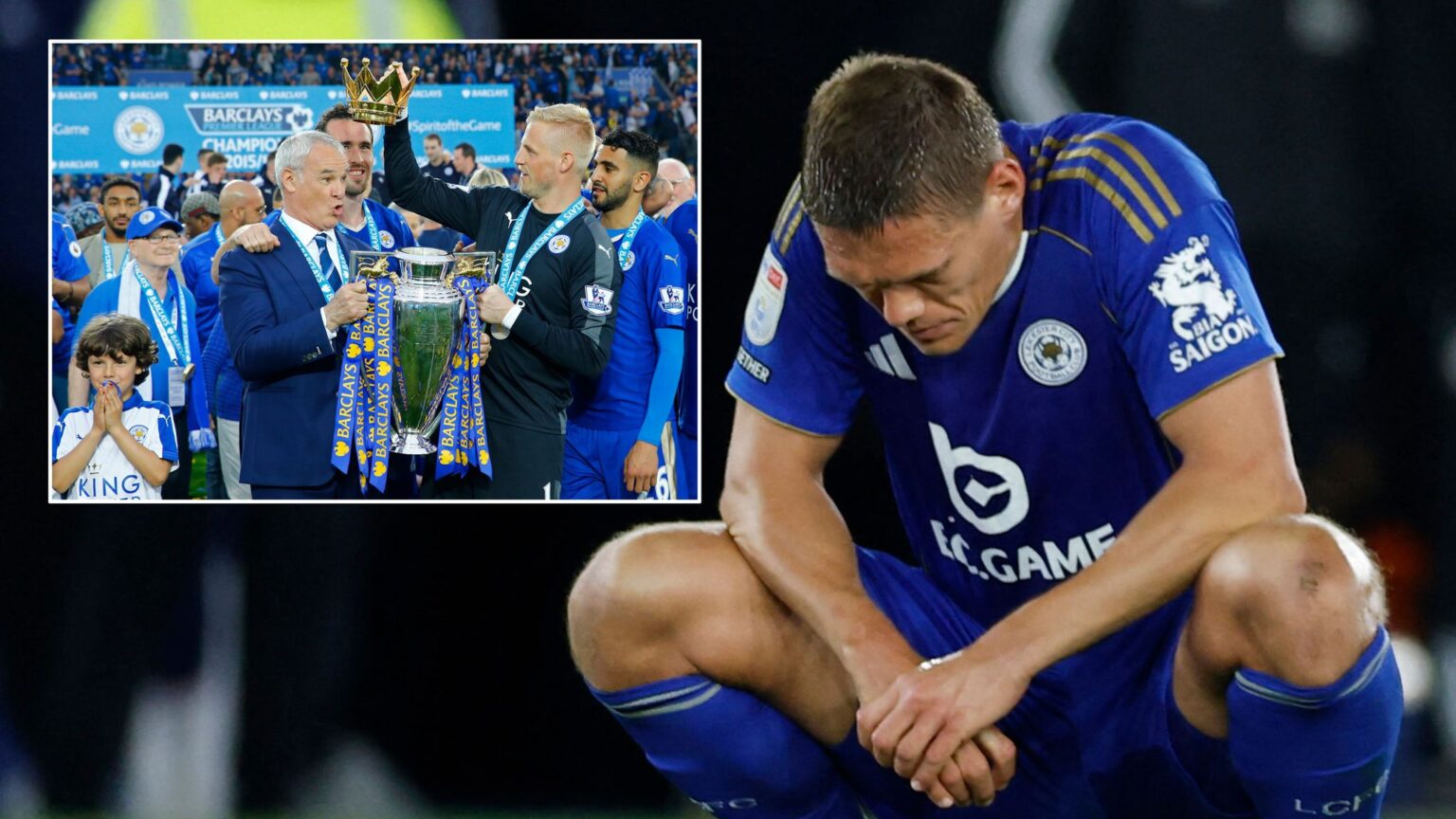 The incredible fall of unlikely Premier League champions