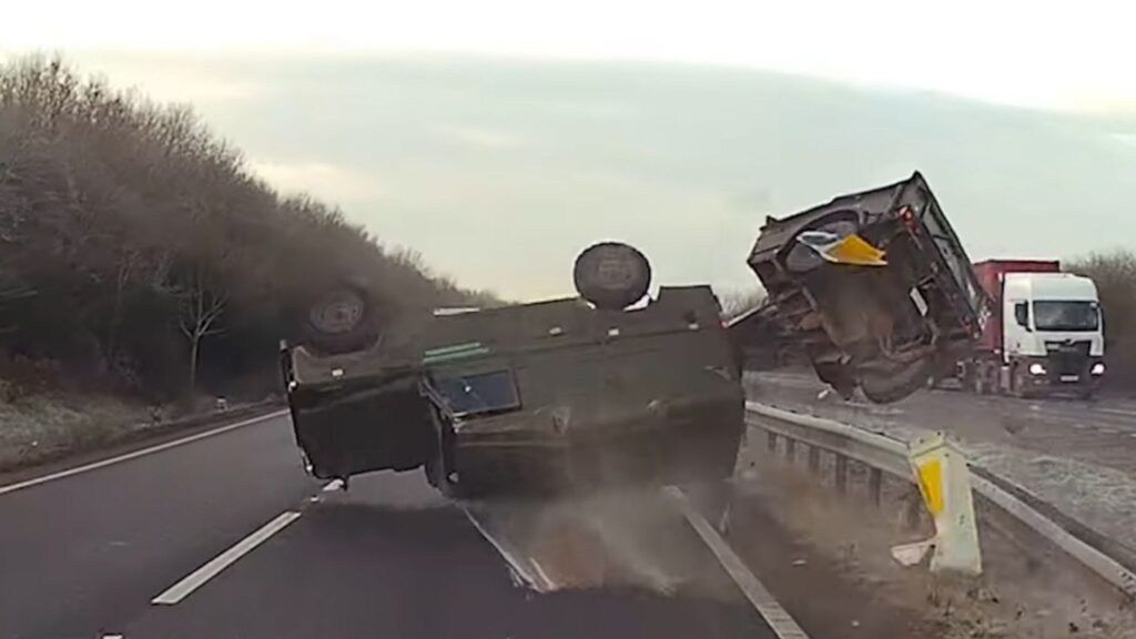 Woman who caused serious crash with military vehicle banned from driving