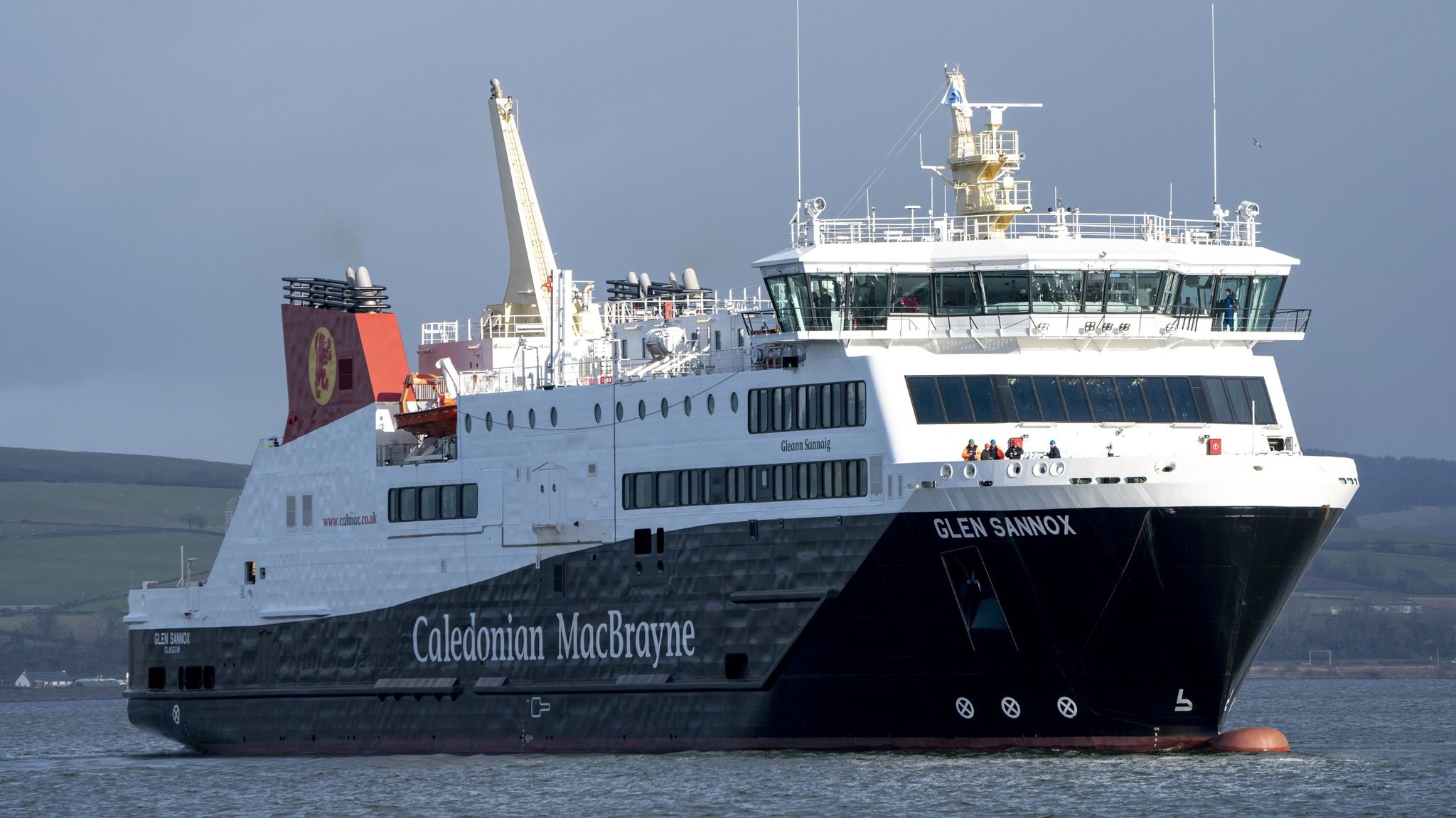 The MV Glen Sannox in 2024. Pic: PA