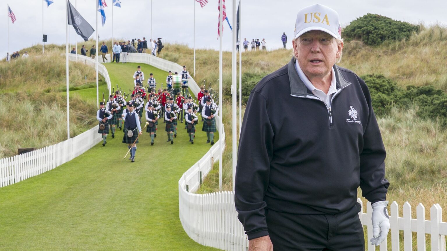 Polanski says US president should be 'kicked out' of his Scottish golf courses - as Trump International responds