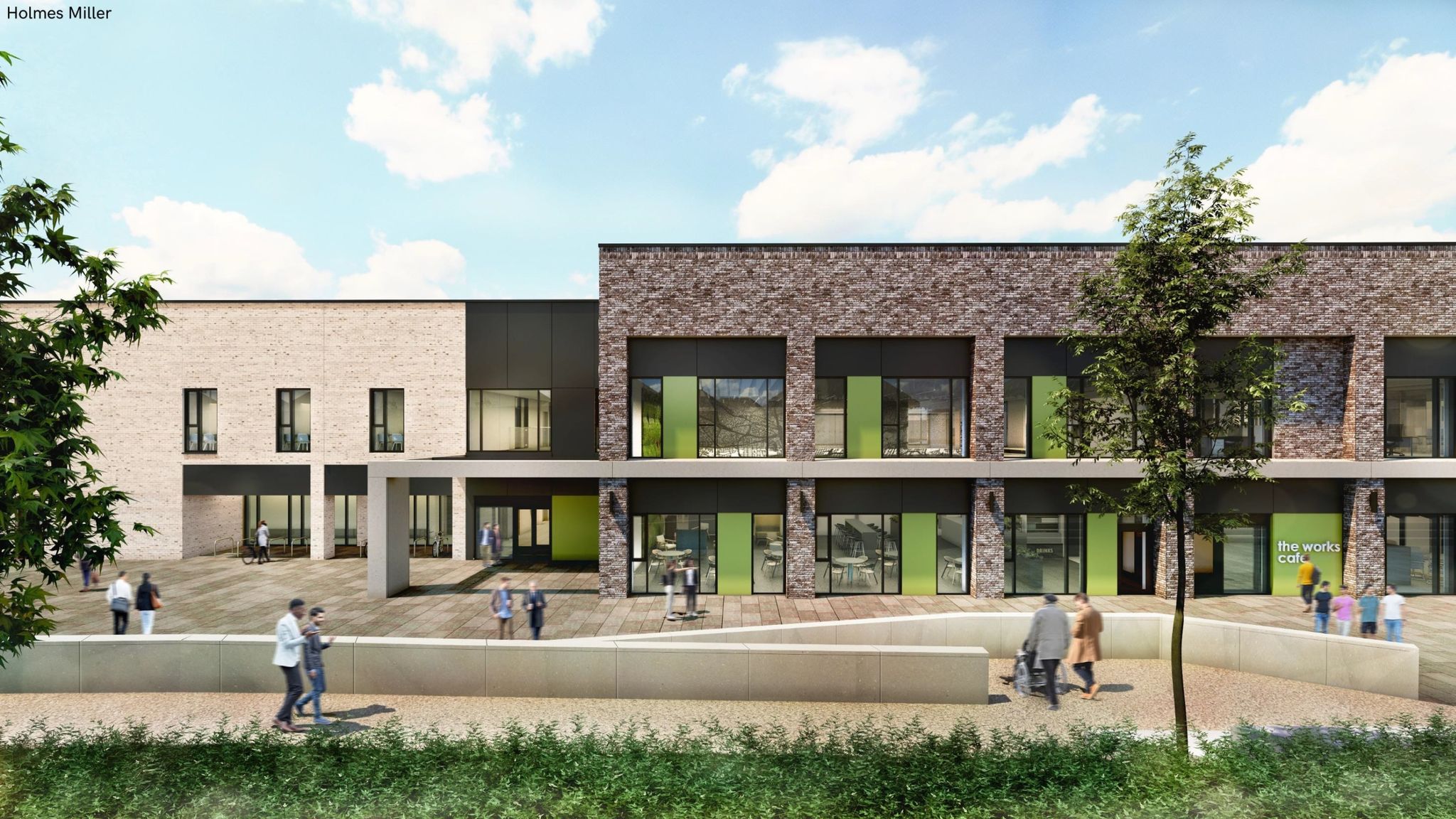 An artist's impression of HMP Glasgow. Pic: SPS/Holmes Miller