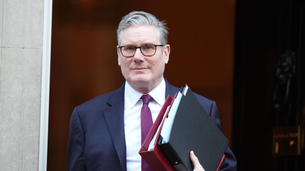Sir Keir Starmer shared his message for Easter. Pic: PA